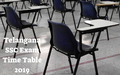 Telangana SSC Exam Time Table 2019